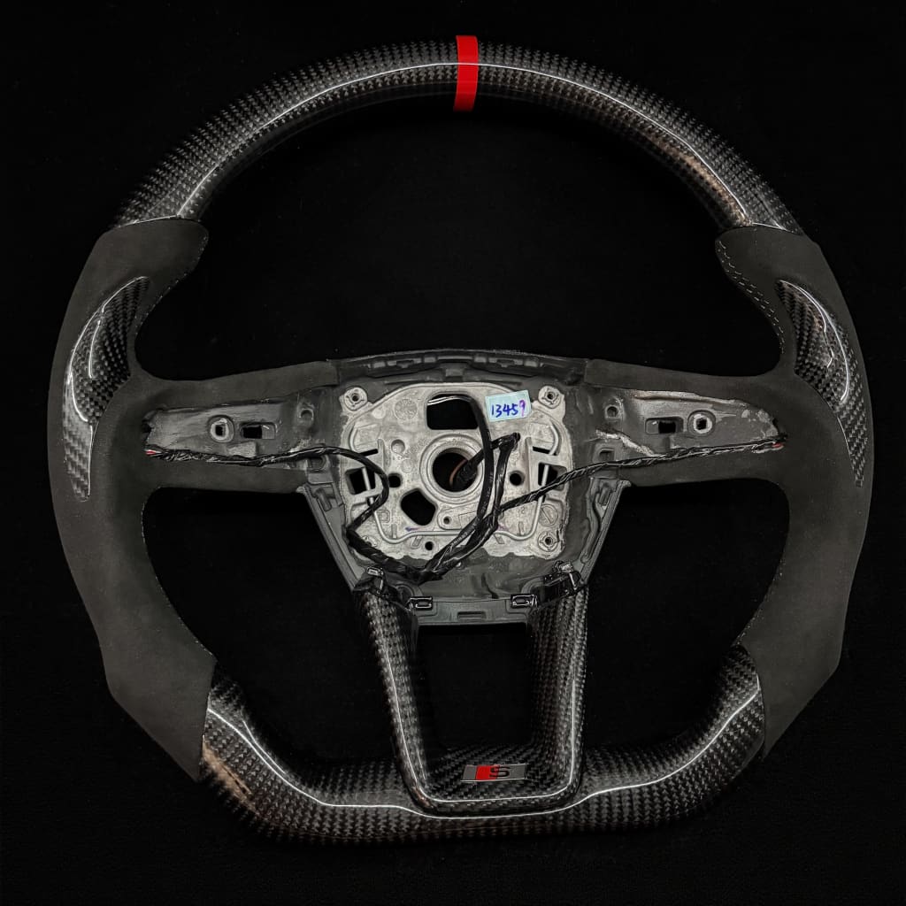 2019-2025 Audi A6/S6/RS6 A7/S7/RS7 A8/S8 Carbon Fiber Steering Wheel - Steering Wheels