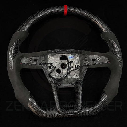 2019-2025 Audi A6/S6/RS6 A7/S7/RS7 A8/S8 Carbon Fiber Steering Wheel - Steering Wheels