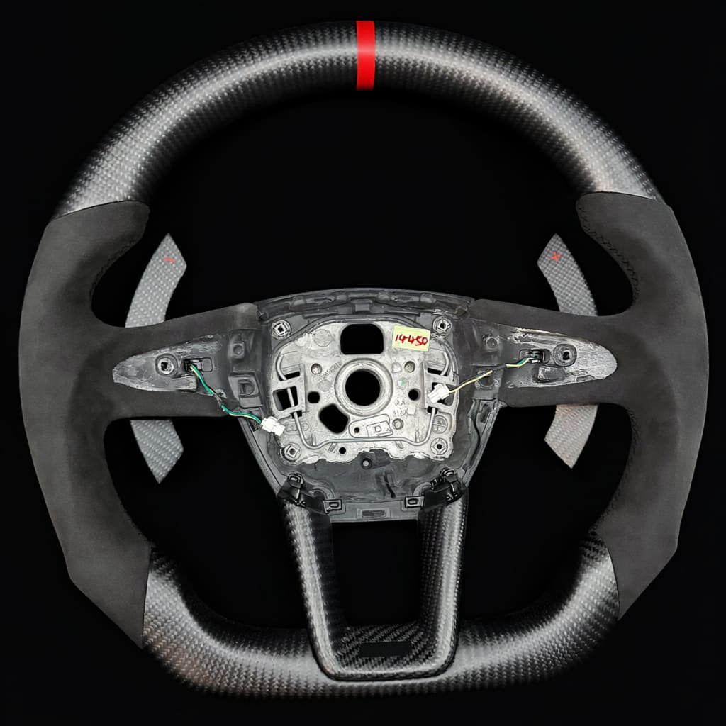 2019-2025 Audi A6/S6/RS6 A7/S7/RS7 A8/S8 Carbon Fiber Steering Wheel - Steering Wheels