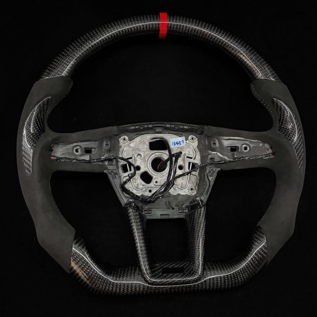 2019-2025 Audi A6/S6/RS6 A7/S7/RS7 A8/S8 Carbon Fiber Steering Wheel - Steering Wheels