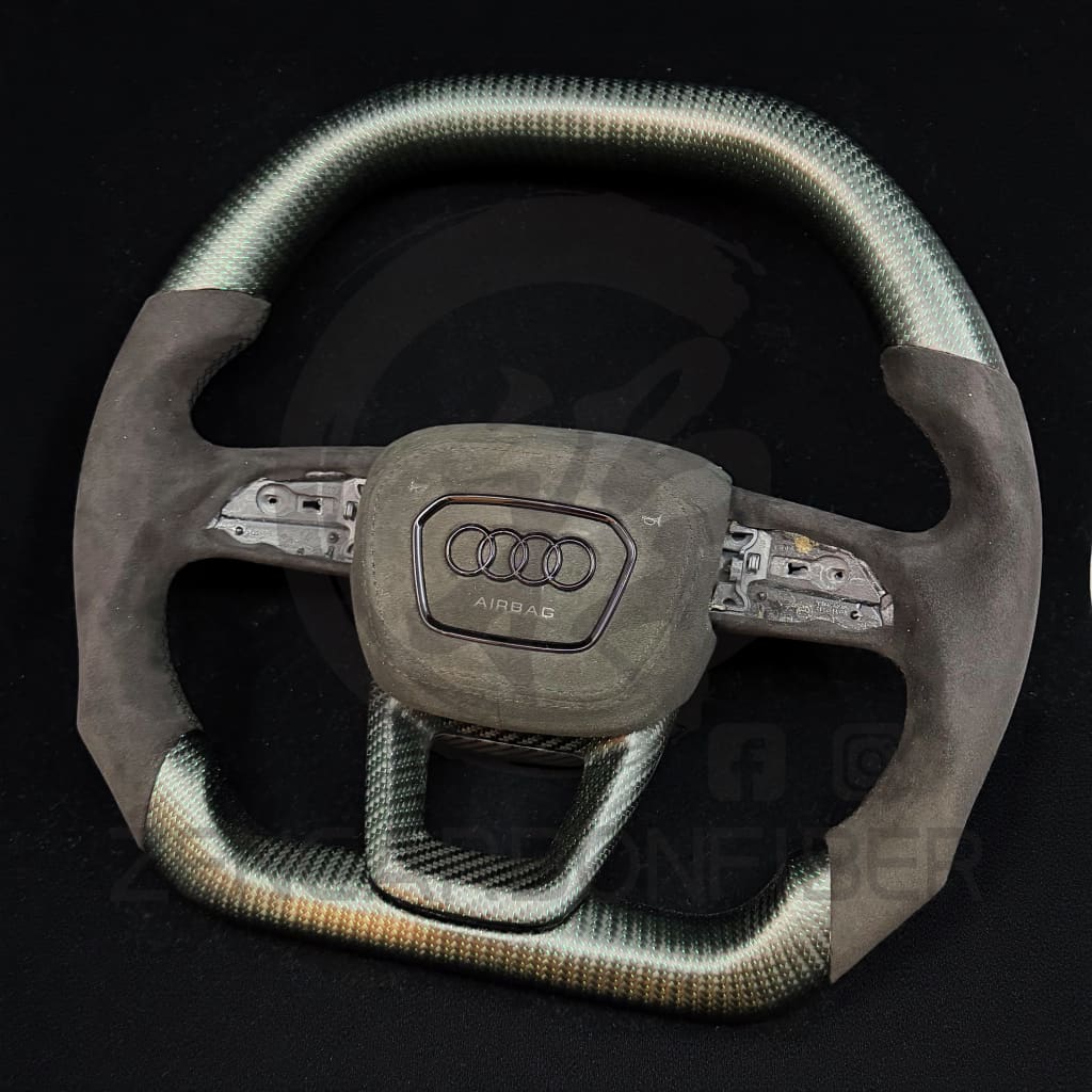 2021-2025 Audi B9.5 A/S/RS 4/5 Carbon Fiber Steering Wheel
