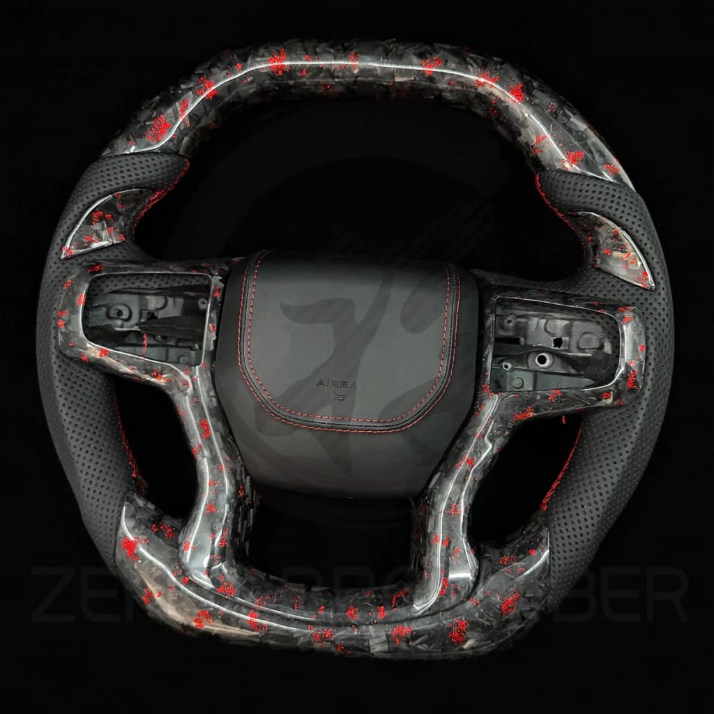 2019+ Chevrolet Silverado Carbon Fiber Steering Wheel - Steering Wheels