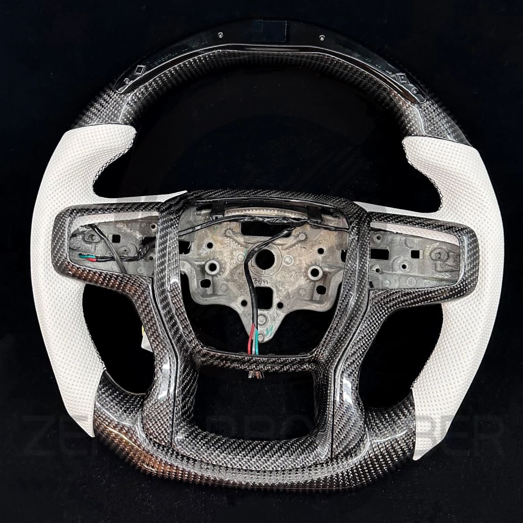 2019 + Chevrolet Silverado custom Carbon Fiber Steering Wheel Steering Wheels