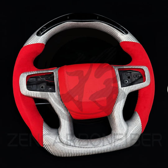 2019+ Chevrolet Silverado Carbon Fiber Steering Wheel - Steering Wheels