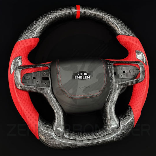 2019+ Chevrolet Silverado Carbon Fiber Steering Wheel - Steering Wheels