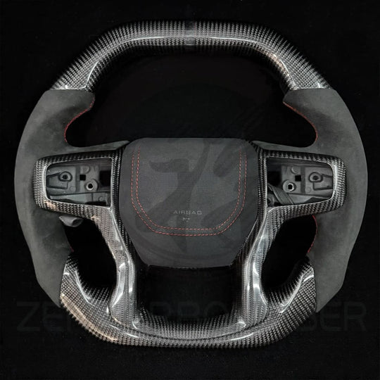 2019+ Chevrolet Silverado Carbon Fiber Steering Wheel - Steering Wheels