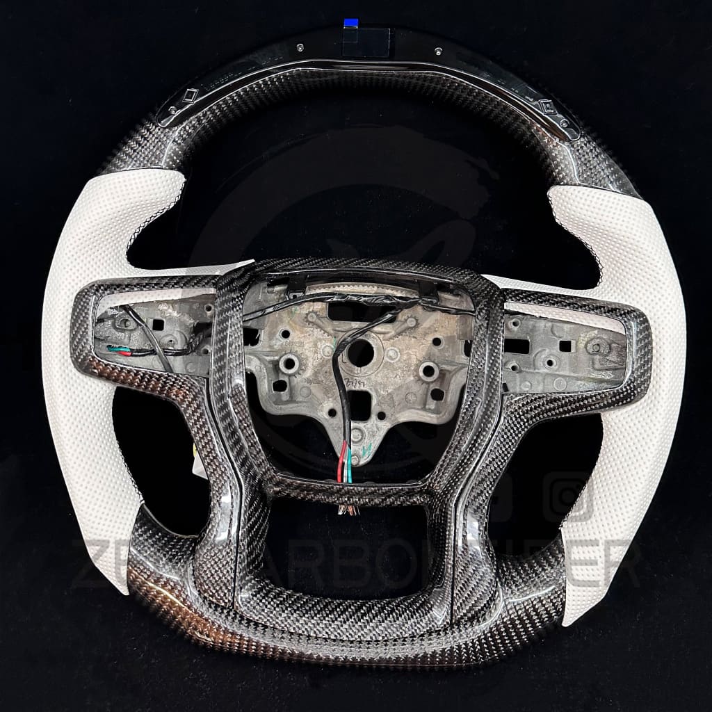 2019 + Chevrolet Silverado custom Carbon Fiber Steering Wheel Steering Wheels