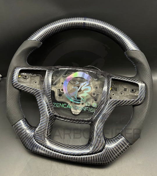 2019+ Chevrolet Silverado Custom Carbon Fiber Steering Wheel