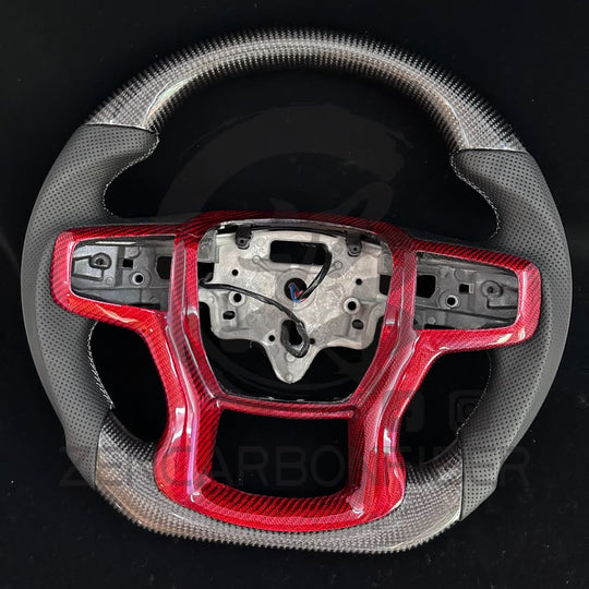 2019 + Chevrolet Silverado Custom Carbon Fiber Steering Wheel Steering Wheel