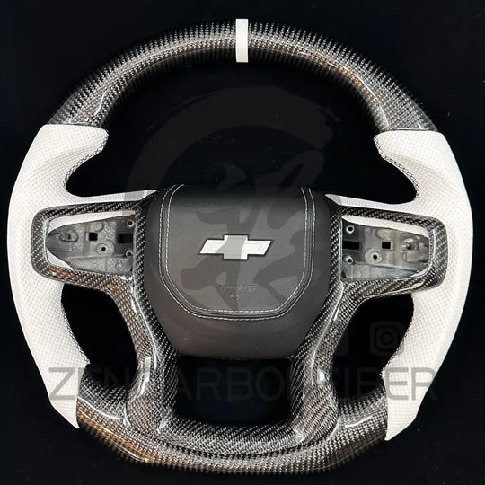 2019 + Chevrolet Silverado custom Carbon Fiber Steering Wheel Steering Wheels