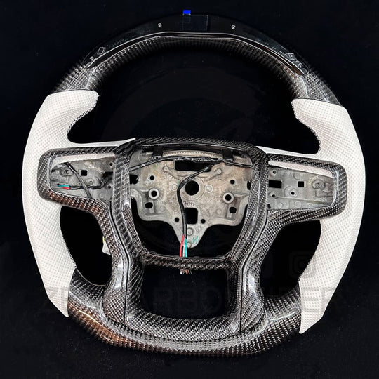 2019 + Chevrolet Silverado custom Carbon Fiber Steering Wheel Steering Wheels