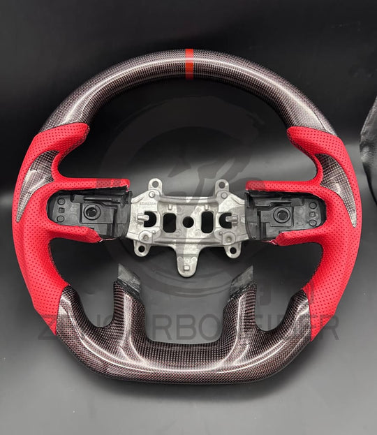 2019 + Dodge Ram 1500 Carbon Fiber Steering Wheel