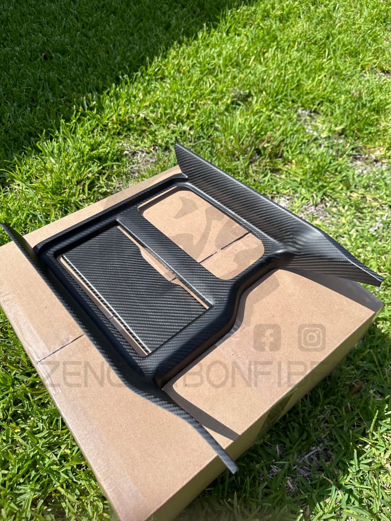 2019 + Dodge Ram 1500/Trx Carbon Fiber Center Console Cover