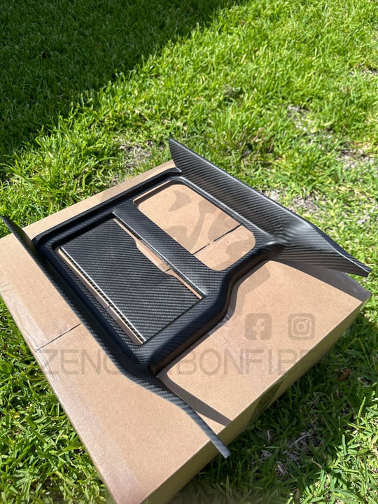 2019 + Dodge Ram 1500/Trx Carbon Fiber Center Console Cover