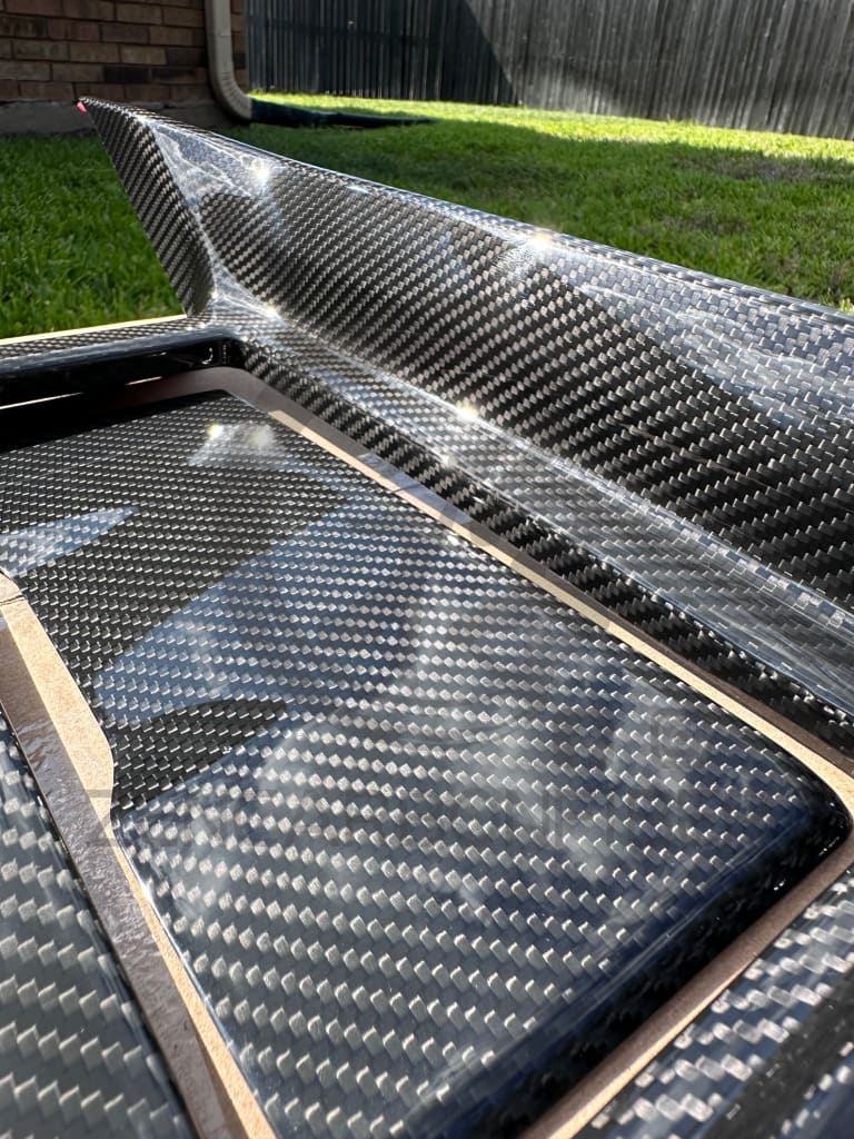 2019 + Dodge Ram 1500/Trx Carbon Fiber Center Console Cover