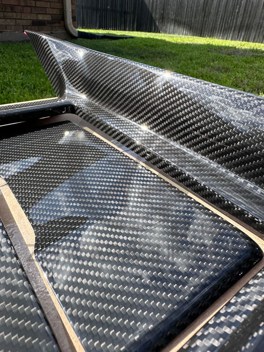 2019 + Dodge Ram 1500/Trx Carbon Fiber Center Console Cover