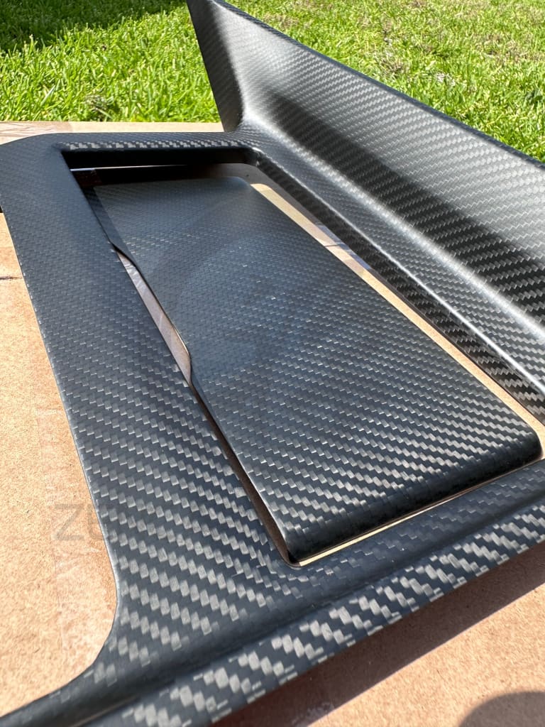 2019 + Dodge Ram 1500/Trx Carbon Fiber Center Console Cover