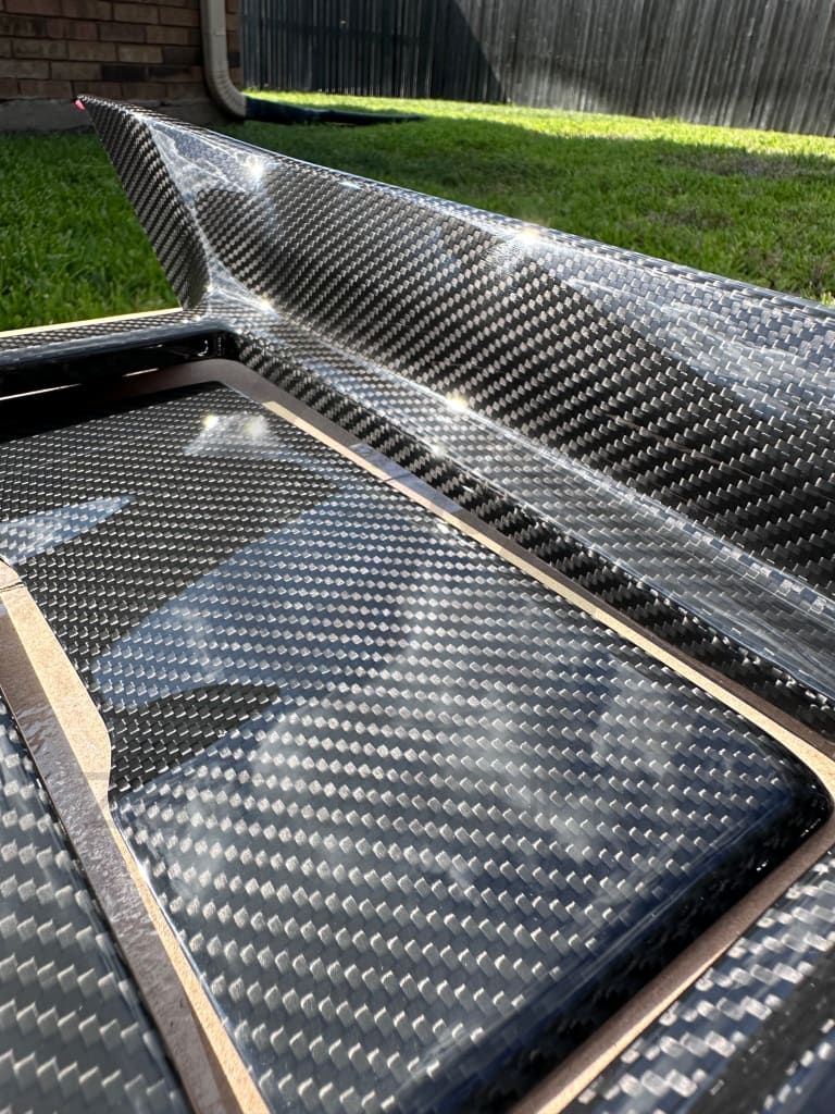 2019 + Dodge Ram 1500/Trx Carbon Fiber Center Console Cover