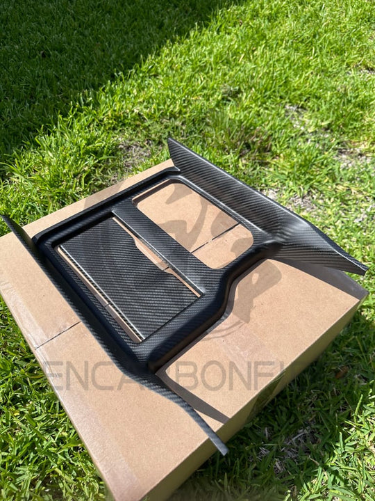 2019 + Dodge Ram 1500/Trx Carbon Fiber Center Console Cover
