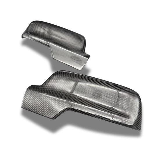 2019 + Dodge Ram 1500/Trx Carbon Fiber Mirror Cap Covers Gloss Carbon Fiber