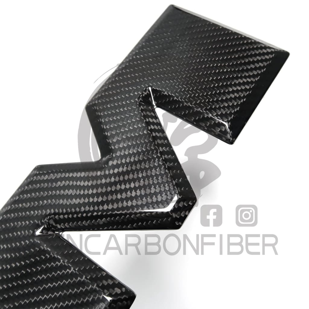 2019 + Dodge Ram 1500/Trx Carbon Fiber Rear Tailgate Emblem Cover