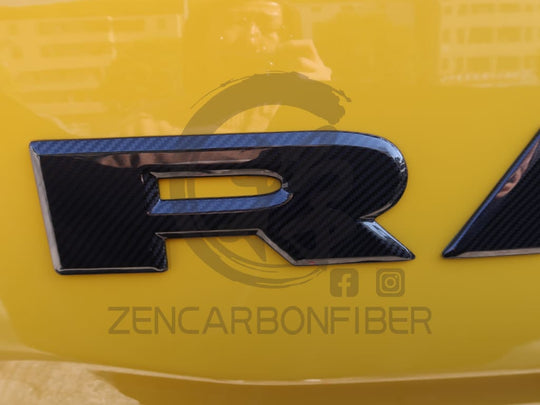 2019 + Dodge Ram 1500/Trx Carbon Fiber Rear Tailgate Emblem Cover