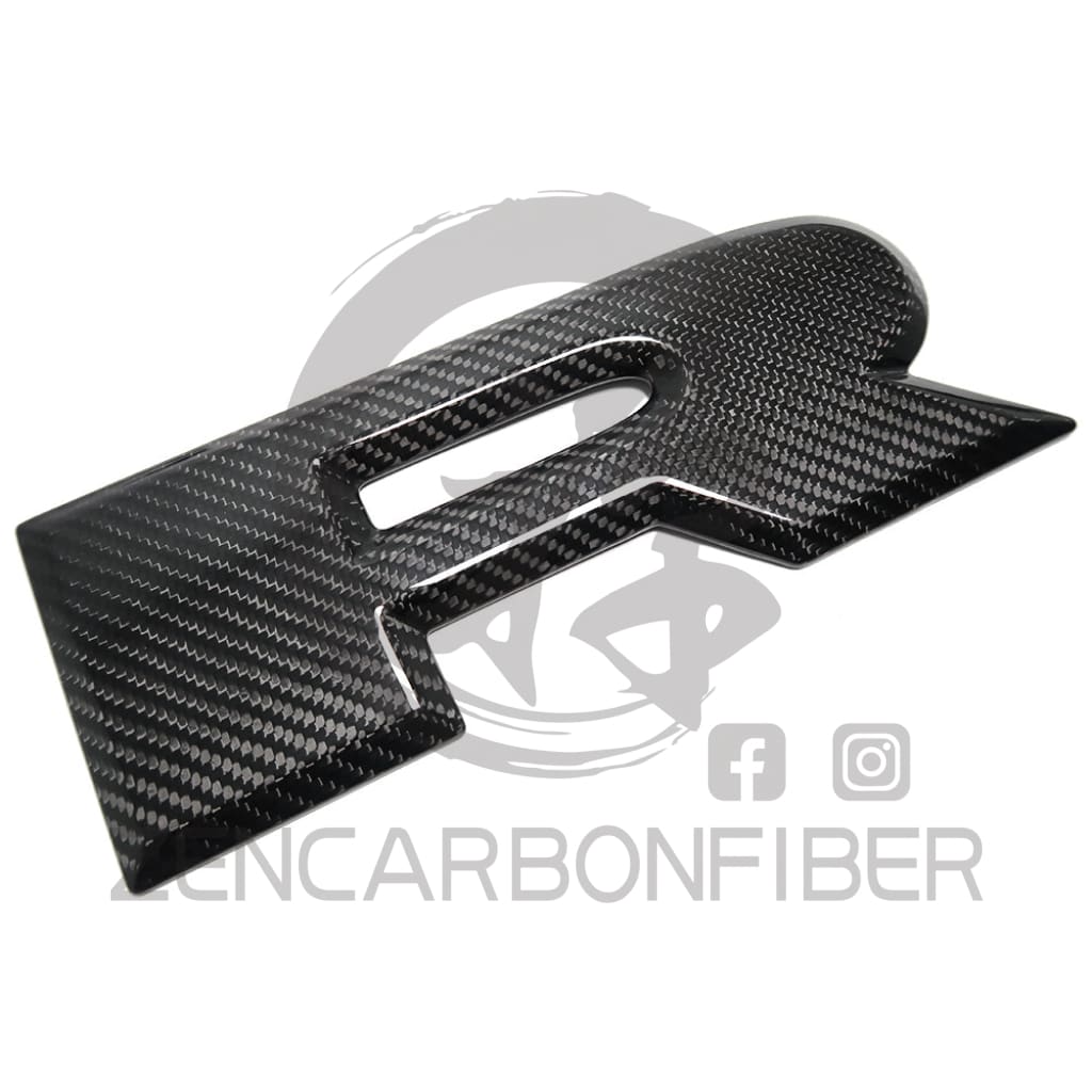 2019 + Dodge Ram 1500/Trx Carbon Fiber Rear Tailgate Emblem Cover