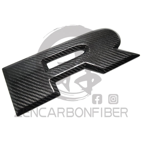 2019 + Dodge Ram 1500/Trx Carbon Fiber Rear Tailgate Emblem Cover