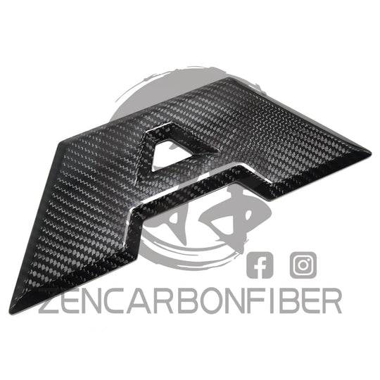 2019 + Dodge Ram 1500/Trx Carbon Fiber Rear Tailgate Emblem Cover