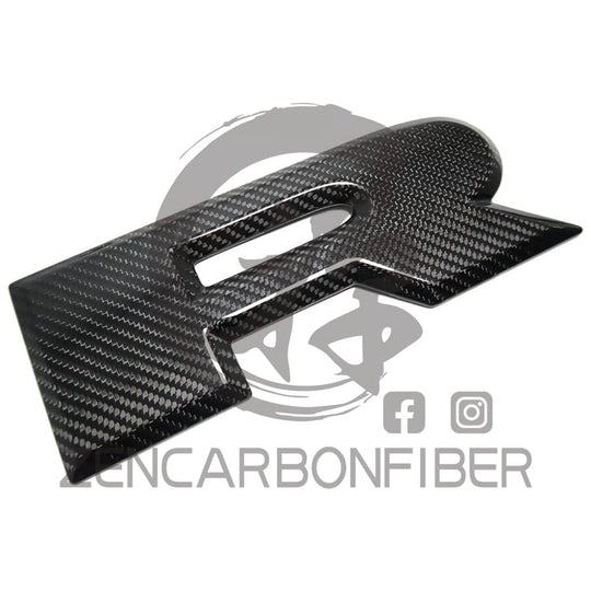 2019 + Dodge Ram 1500/Trx Carbon Fiber Rear Tailgate Emblem Cover