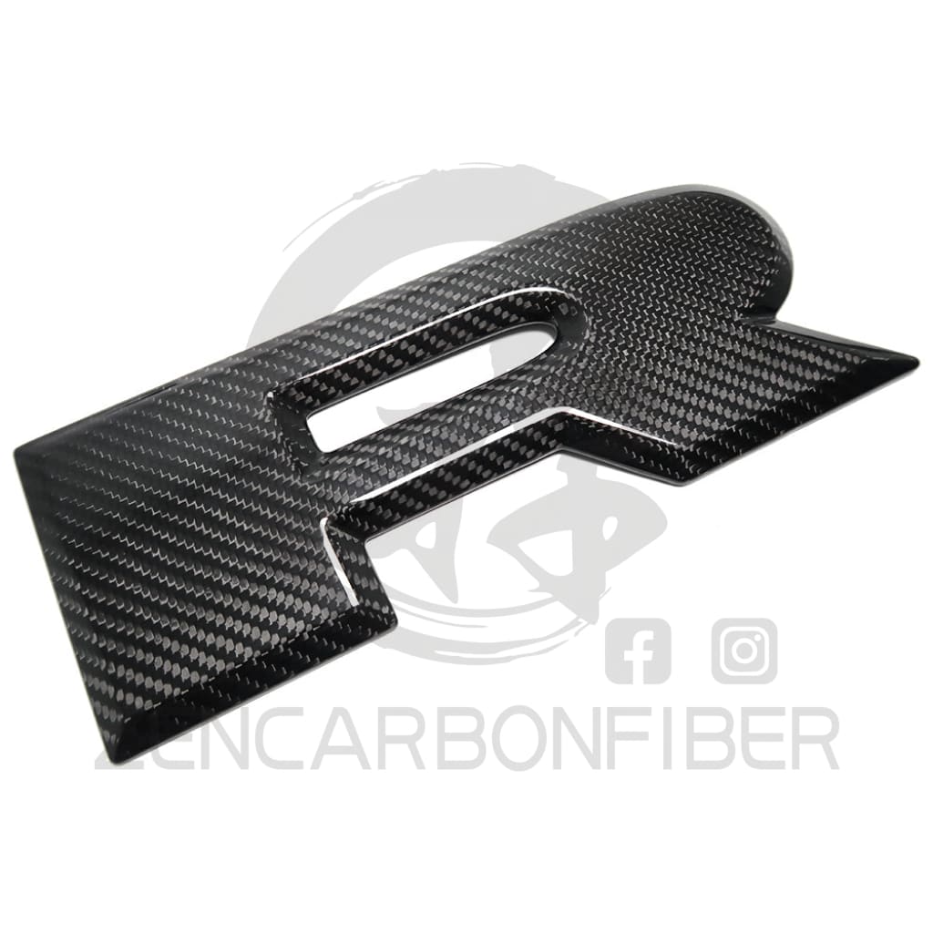 2019 + Dodge Ram 1500/Trx Carbon Fiber Rear Tailgate Emblem Cover