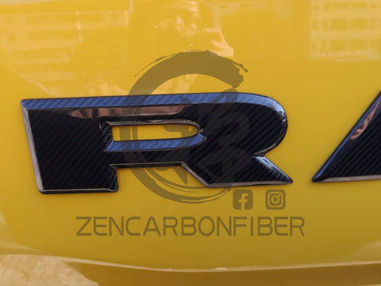 2019 + Dodge Ram 1500/Trx Carbon Fiber Rear Tailgate Emblem Cover