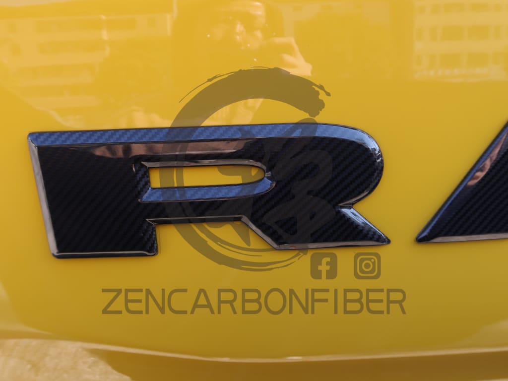 2019 + Dodge Ram 1500/Trx Carbon Fiber Rear Tailgate Emblem Cover