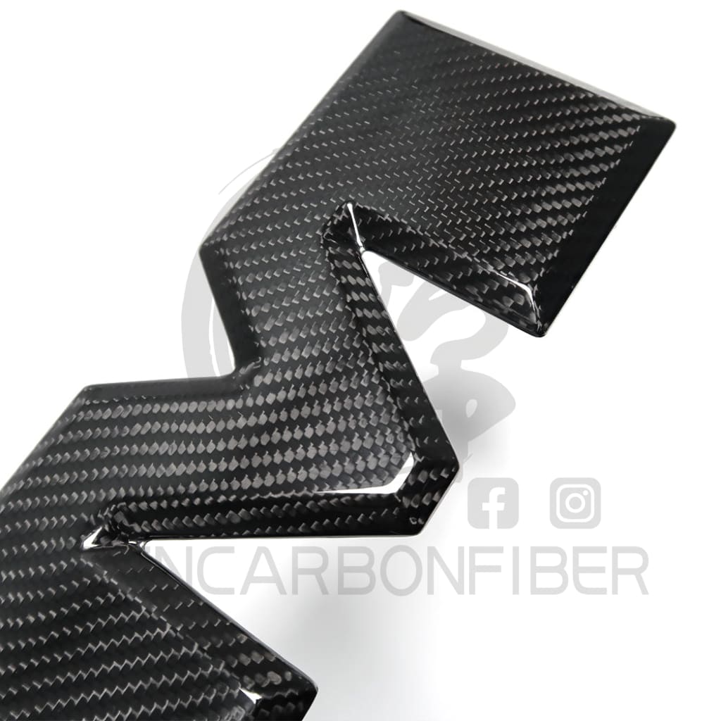 2019 + Dodge Ram 1500/Trx Carbon Fiber Rear Tailgate Emblem Cover
