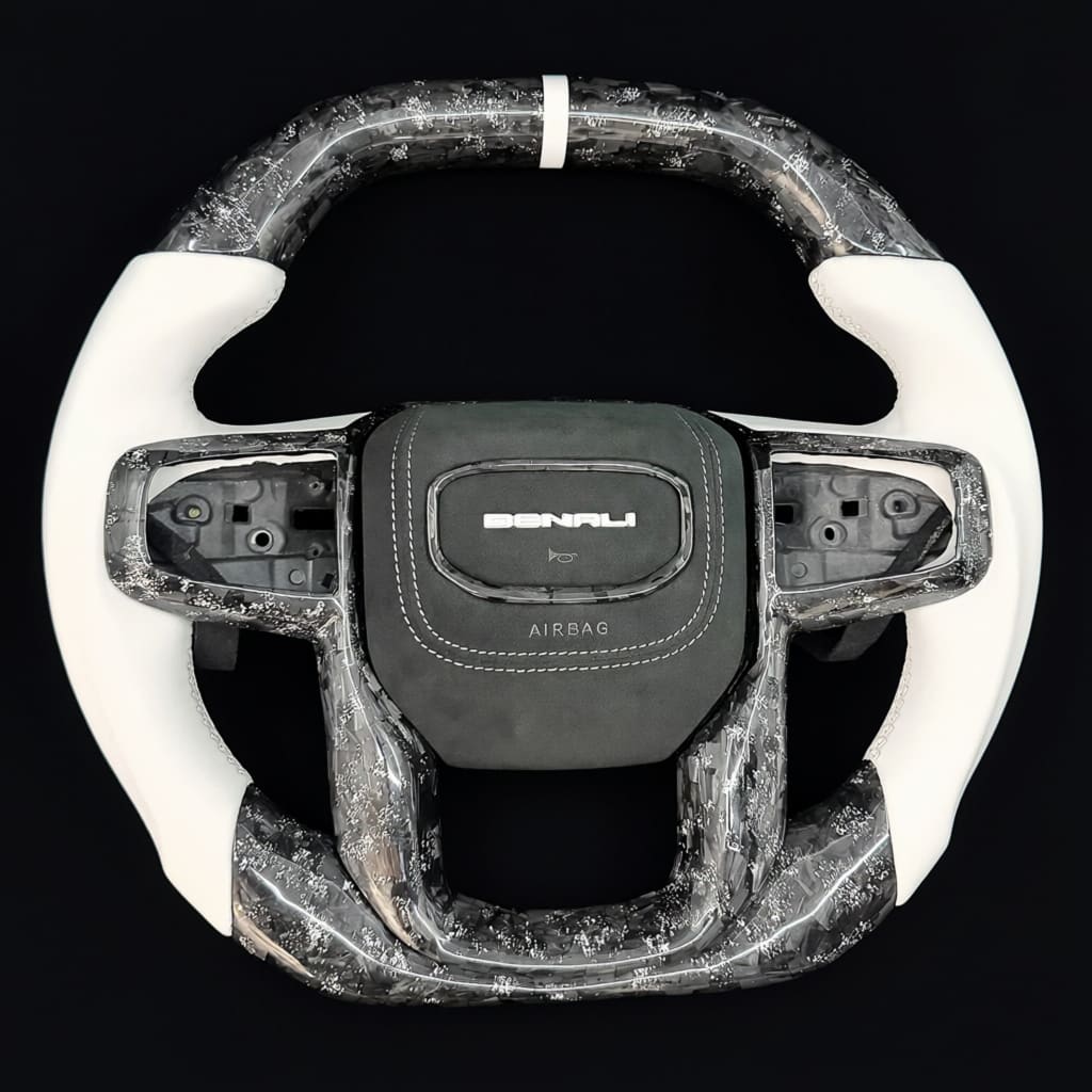 2019+ GMC Sierra Carbon Fiber Steering Wheel - Steering Wheels
