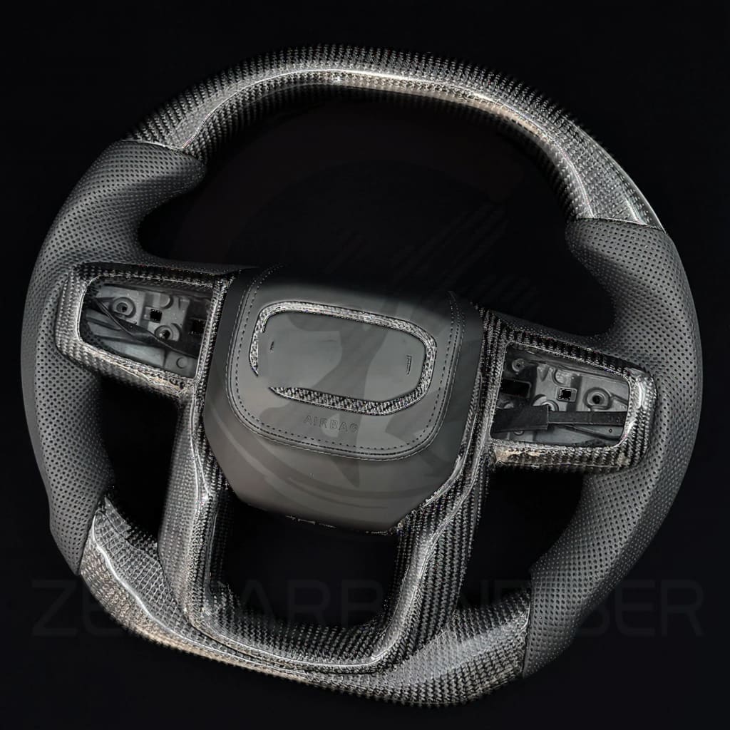 2019+ GMC Sierra Carbon Fiber Steering Wheel - Steering Wheels