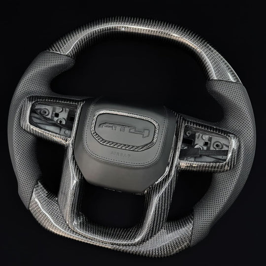 2019+ GMC Sierra Carbon Fiber Steering Wheel - Steering Wheels