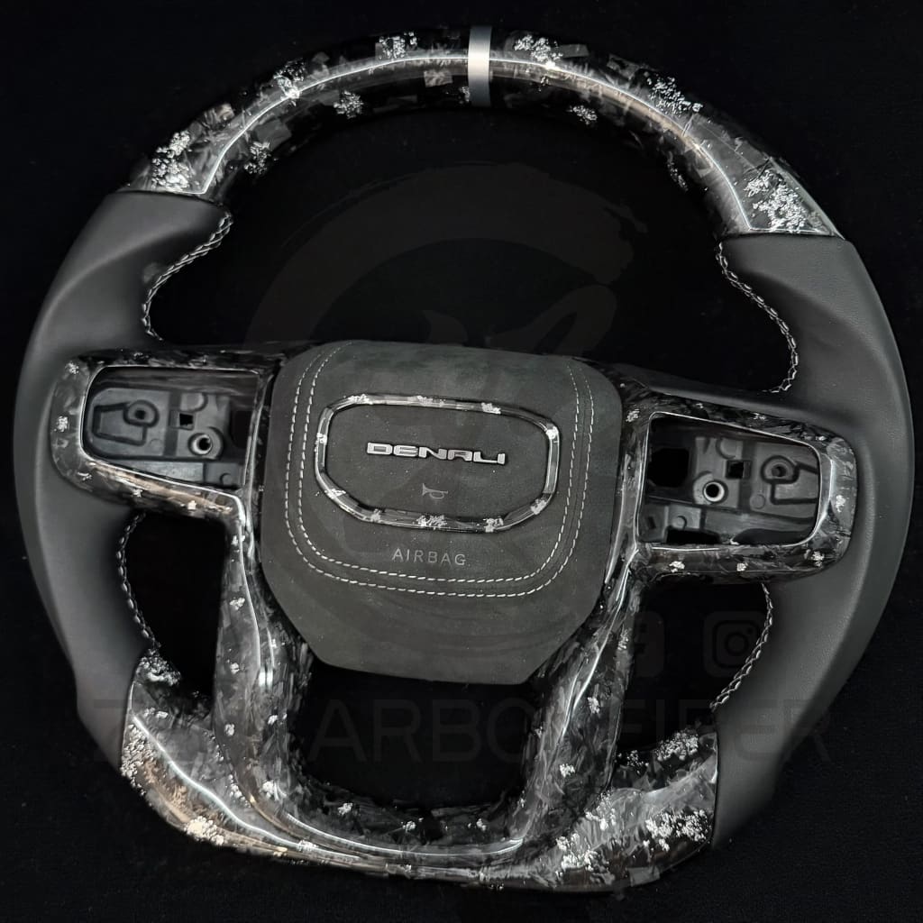 2019+ GMC Sierra Carbon Fiber Steering Wheel - Steering Wheels