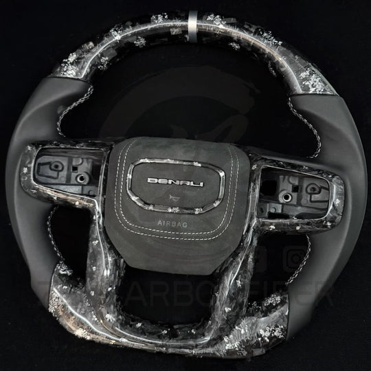 2019+ GMC Sierra Carbon Fiber Steering Wheel - Steering Wheels