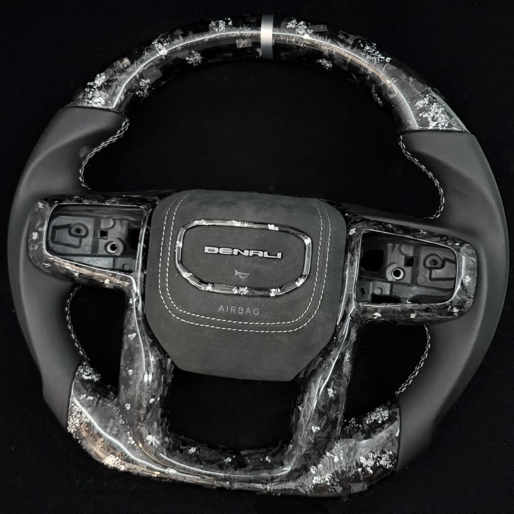 2019+ GMC Sierra Carbon Fiber Steering Wheel - Steering Wheels