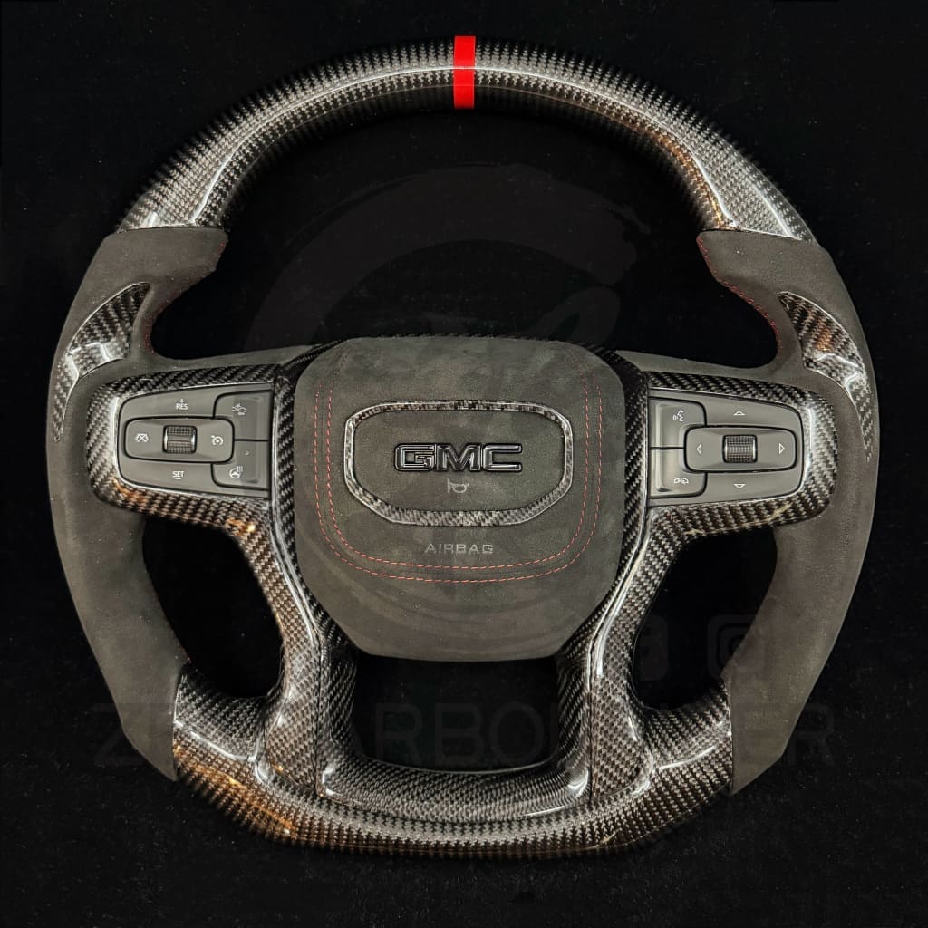2019+ Chevrolet Silverado/GMC Sierra Carbon Fiber Steering Wheel Steering Wheels