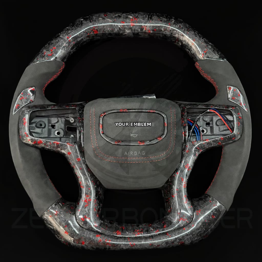 2019+ GMC Sierra Carbon Fiber Steering Wheel - Steering Wheels