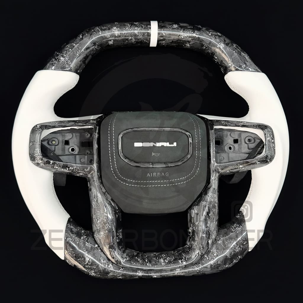 2019+ GMC Sierra Carbon Fiber Steering Wheel - Steering Wheels