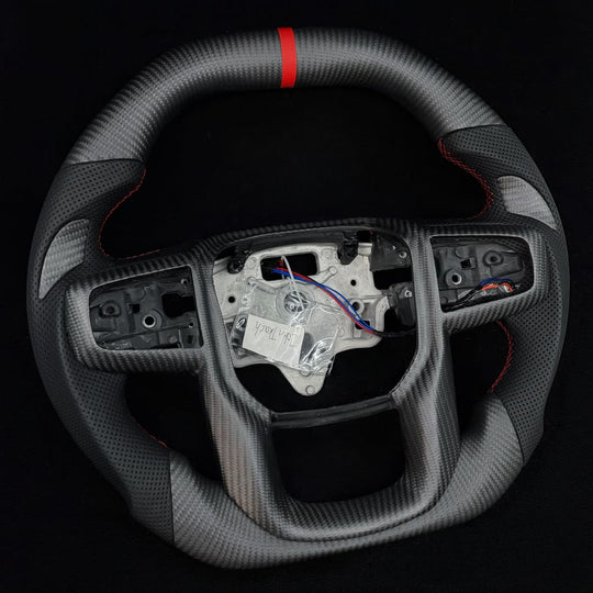 2019+ GMC Sierra Carbon Fiber Steering Wheel - Steering Wheels