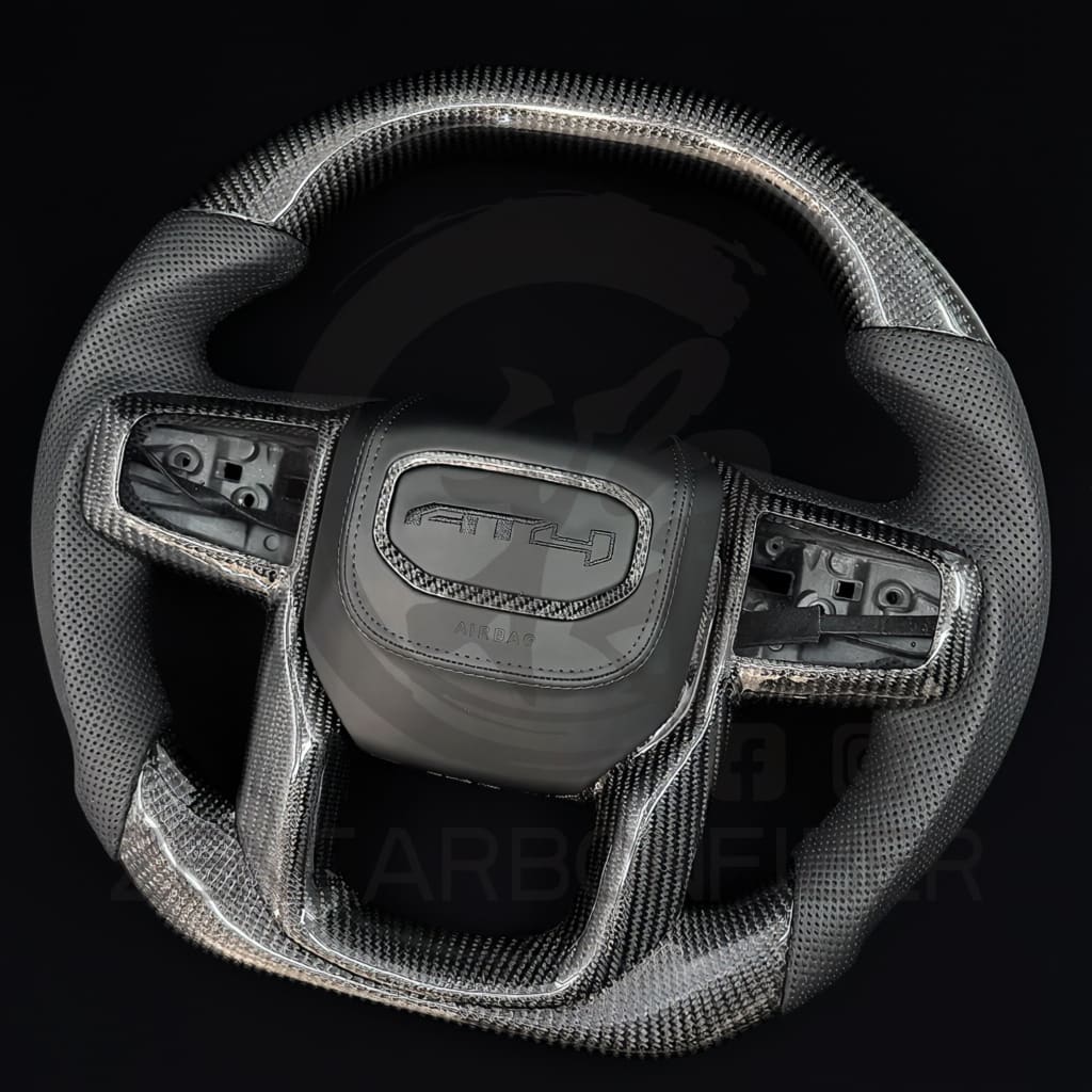 2019+ GMC Sierra Carbon Fiber Steering Wheel - Steering Wheels