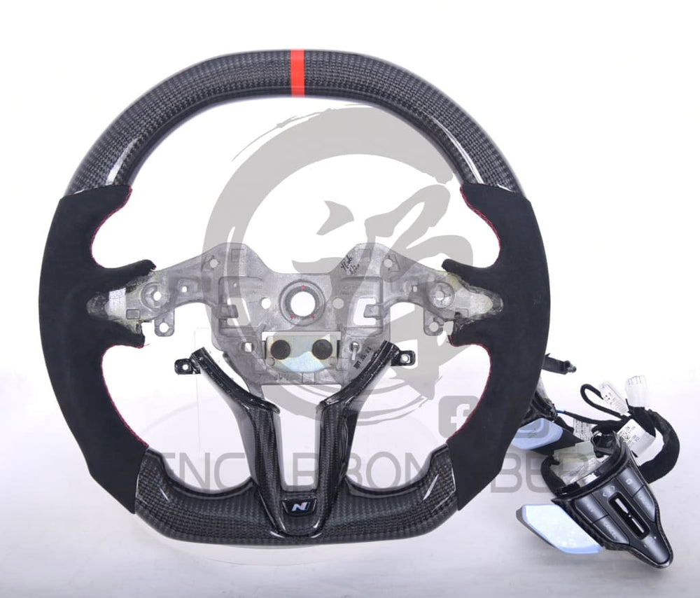2019 + Hyundai Veloster N Carbon Fiber Steering Wheel