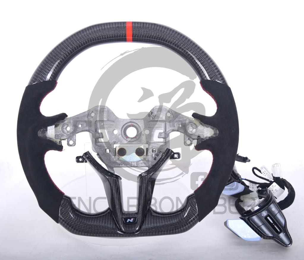 2019 + Hyundai Veloster N Carbon Fiber Steering Wheel