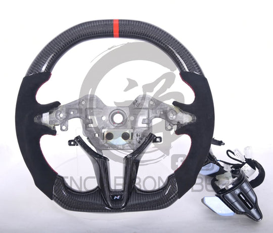 2019 + Hyundai Veloster N Carbon Fiber Steering Wheel