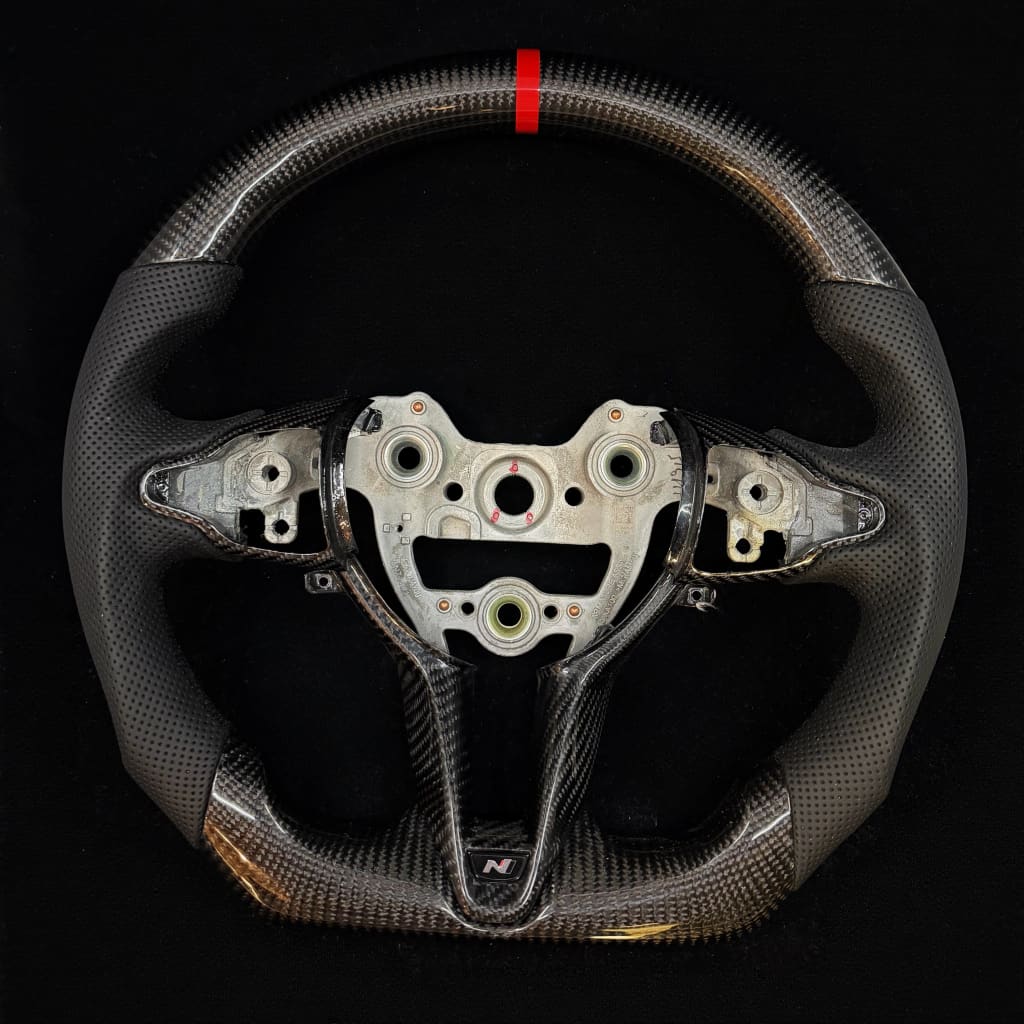 2019+ Hyundai Elantra N/Veloster N/I30 N/Kona N Carbon Fiber Steering Wheel Steering Wheels