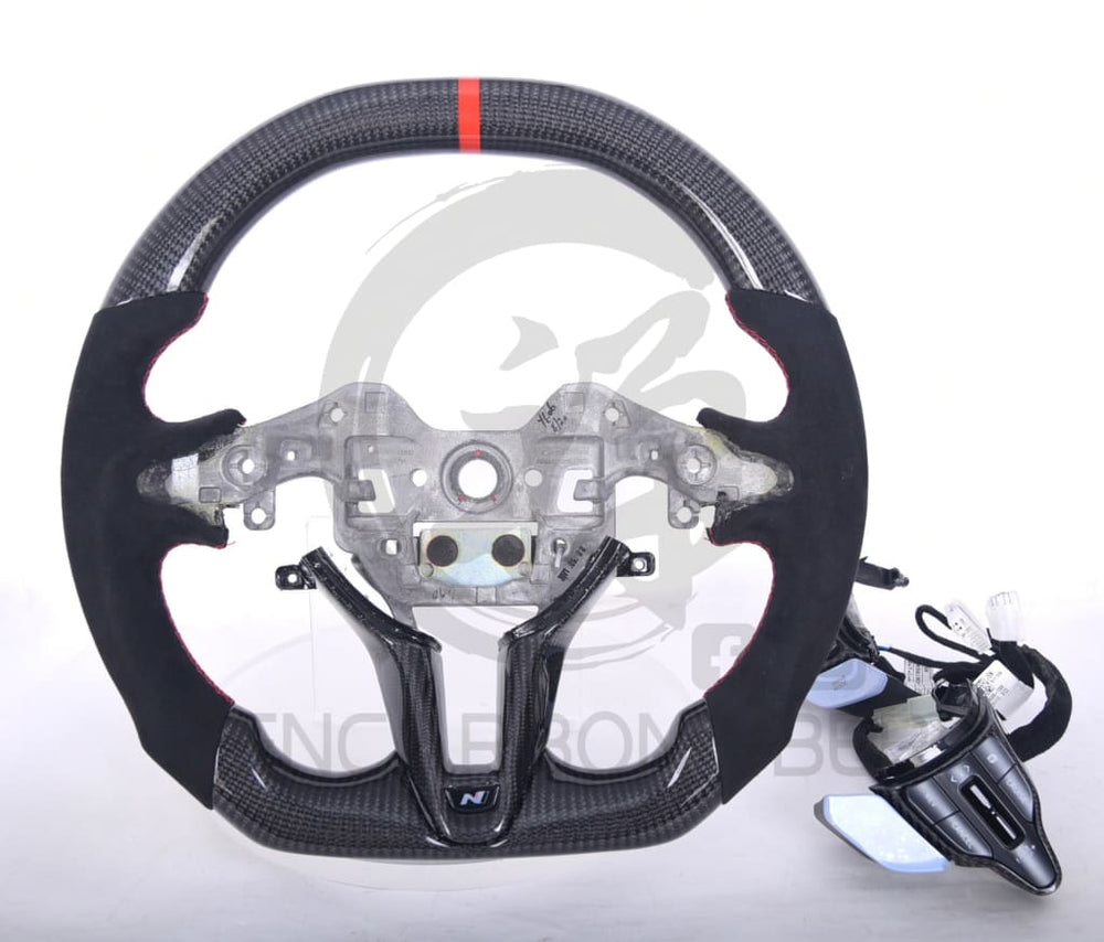 2019 + Hyundai Veloster N Carbon Fiber Steering Wheel